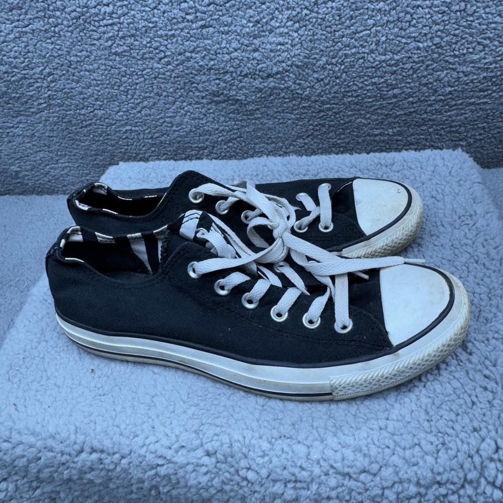 Converse Chuck Taylor All Star 2 Shoes Womens Size 10 Black Low Top Sneakers
